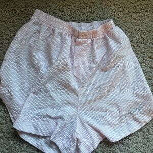 Pink Free People Polka Dot Shorts